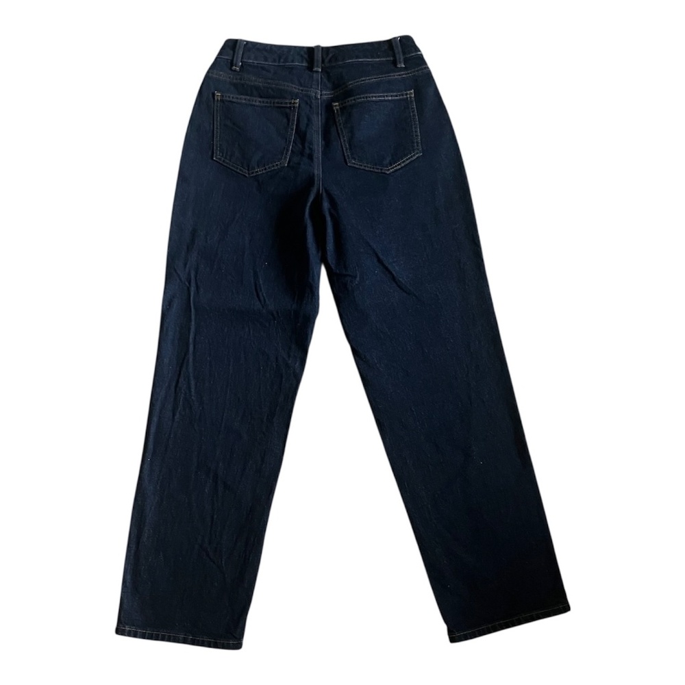 Talbots High Waist Relaxed Jean - Dark Wash - Picture 4 of 6